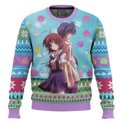 Tomoya And Nagisa Clannad Ugly Christmas Sweater