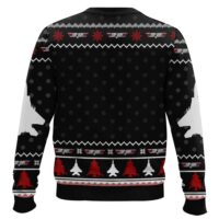 Hooktab Top Gun Ugly Christmas Sweater