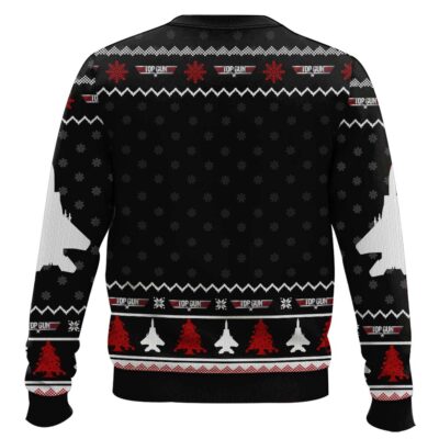 Hooktab Top Gun Ugly Christmas Sweater