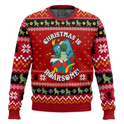Toy Story Christmas Is Roarsome Ugly Christmas Sweater