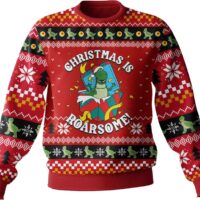 Hooktab Toy Story Christmas Is Roarsome Ugly Christmas Sweater