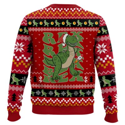 Hooktab Toy Story Christmas Is Roarsome Ugly Christmas Sweater