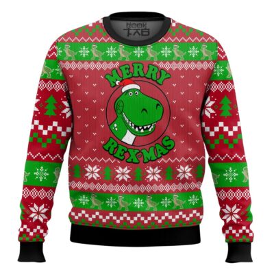 Toy Story Merry Rex-mas Ugly Christmas Sweater