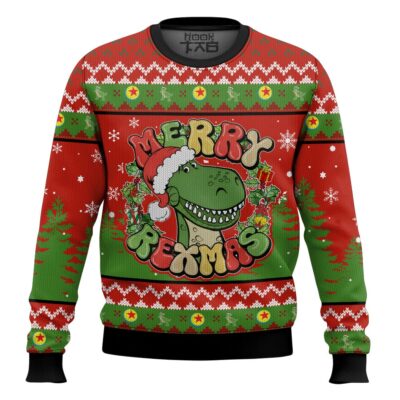 Toy Story Merry Rexmas Ugly Christmas Sweater
