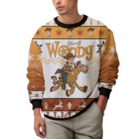 Hooktab Toy Story Sheriff Woody Ugly Christmas Sweater