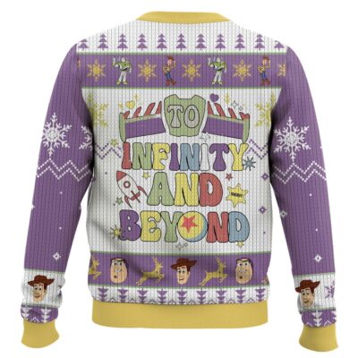 Hooktab Toy Story To Infinity And Beyond Ugly Christmas Sweater