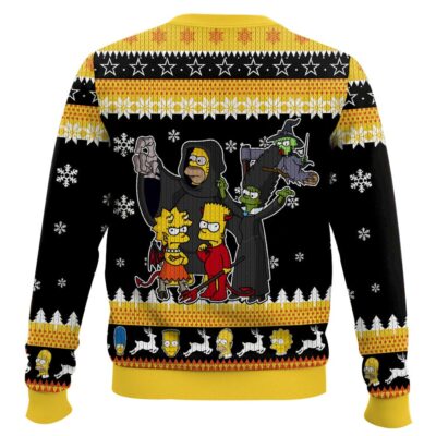 Hooktab Trick Or Treat The Simpsons Ugly Christmas Sweater