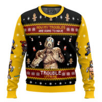 Hooktab Trouble Borderlands Ugly Christmas Sweater