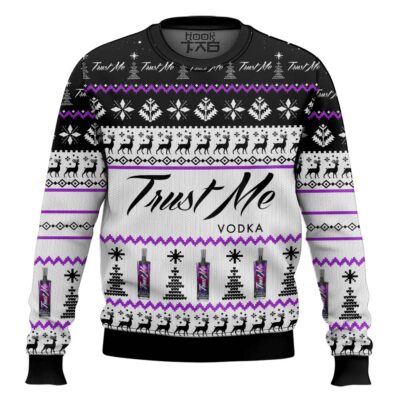 Trust Me Vodka Ugly Christmas Sweater