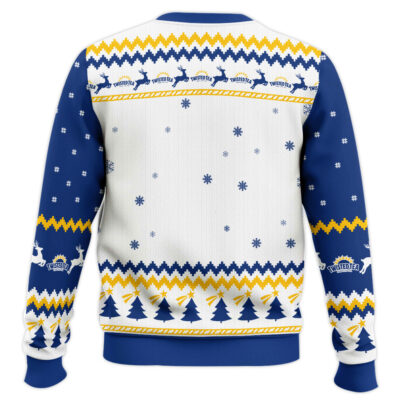 Hooktab Twisted Tea Heart Ugly Christmas Sweater