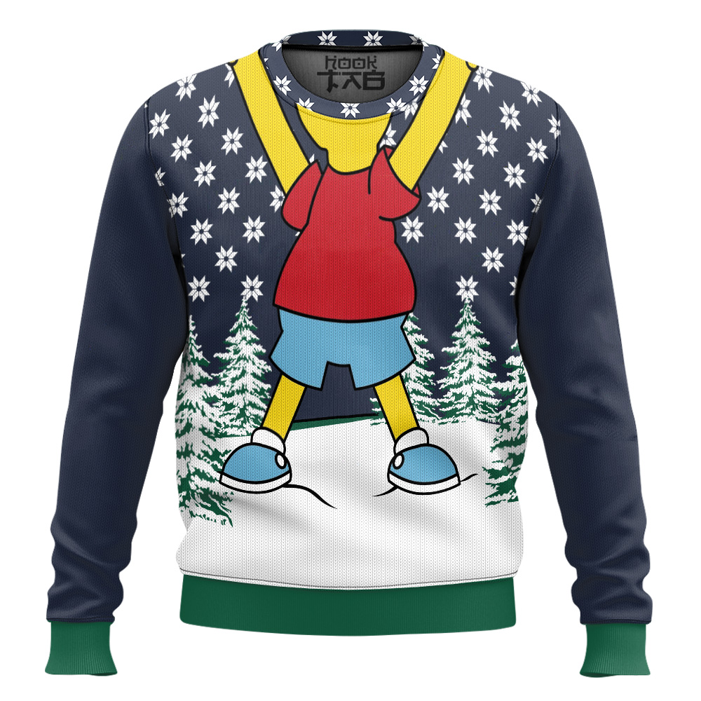 Hooktab Ugly Bart The Simpsons Ugly Christmas Sweater Hooktab Ugly Bart The Simpsons Ugly Christmas Sweater