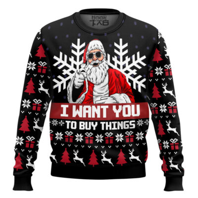 Uncle Santa Claus Ugly Christmas Sweater