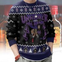 Hooktab Undertaker And Paul Bearer WWE Ugly Christmas Sweater