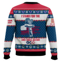 Hooktab US Air Force Merry Vetmas - Custom Name And Years Of Service Ugly Sweater