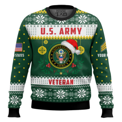 US Army Don't Judge What You Don't Understand - Custom Name And Rank Ugly Sweater