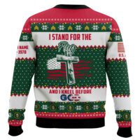 Hooktab US Army Merry Vetmas - Custom Name And Years Of Service Ugly Sweater