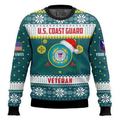 US Coast Guard Don't Judge What You Don't Understand - Custom Name And Rank Ugly Sweater