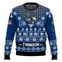 Hooktab US Navy, E 5 Gold I'm Veteran Not A Sucker Or A Loser - Custom Name, Rank And Year Of Service Ugly Sweater