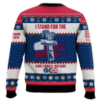 Hooktab US Navy Merry Vetmas - Custom Name And Years Of Service Ugly Sweater