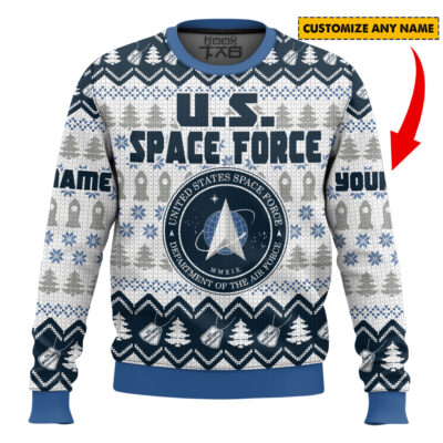 U.S. Space Force Ugly Christmas Sweater