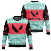 Hooktab Valorant Play As One Ugly Christmas Sweater