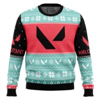 Hooktab Valorant Play As One Ugly Christmas Sweater