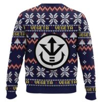 Hooktab Vegeta Super Saiyan Dragon Ball Z Ugly Christmas Sweater