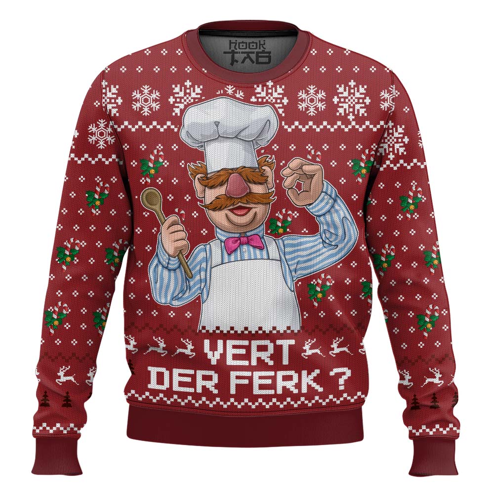 Hooktab Vert Der Ferk The Muppet Show Ugly Christmas Sweater Hooktab Vert Der Ferk The Muppet Show Ugly Christmas Sweater
