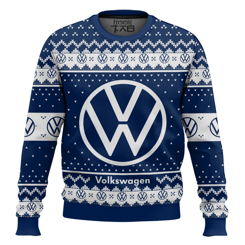 Hooktab Volkswagen Ugly Christmas Sweater Hooktab Volkswagen Ugly Christmas Sweater