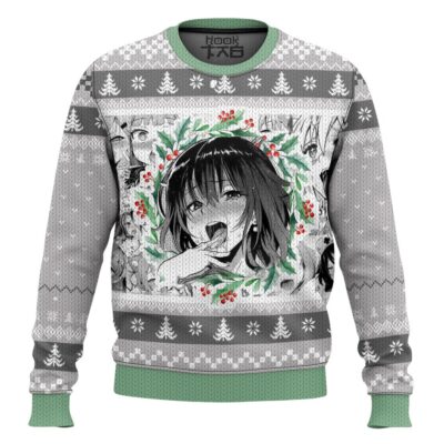 Waifu Ahegao Ugly Christmas Sweater
