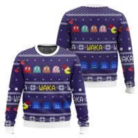 Hooktab Waka Pac-Man Ugly Christmas Sweater