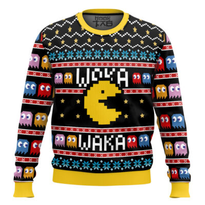 Waka Waka Pac Man Ugly Christmas Sweater