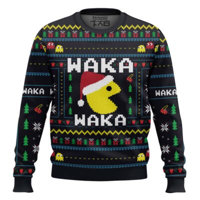 Waka Waka Xmas Pac Man Ugly Christmas Sweater