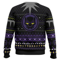 Hooktab Wakanda Black Panther Ugly Christmas Sweater