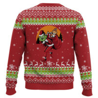 Hooktab Wake Me Up When December End Grinch Ugly Christmas Sweater