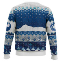 Hooktab Walking In An AT-AT Hoth Star Wars Ugly Christmas Sweater