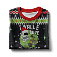 Hooktab Wall-E Love Christmas Ugly Christmas Sweater