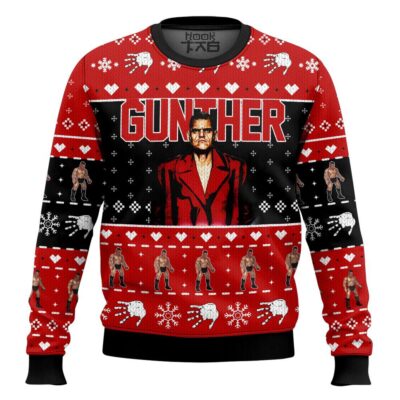 Walter Hahn Gunther WWE Ugly Christmas Sweater