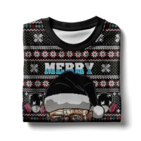Hooktab Walter White Merry Crystmeth Breaking Bad Ugly Christmas Sweater