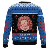 Hooktab Wanna Play Chucky Ugly Christmas Sweater