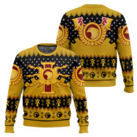 Hooktab Warhammer 40k Adeptus Custodes Ugly Christmas Sweater