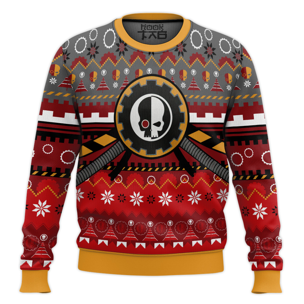 Hooktab Warhammer 40k AdMech Ugly Christmas Sweater Hooktab Warhammer 40k AdMech Ugly Christmas Sweater