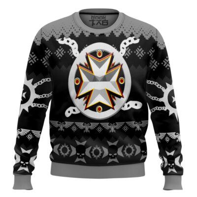 Warhammer 40k Black Templars Ugly Christmas Sweater