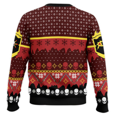 Hooktab Warhammer 40k Chaos Reigns Khorne Ugly Christmas Sweater