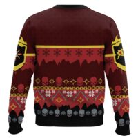 Hooktab Warhammer 40k Chaos Reigns Khorne Ugly Christmas Sweater