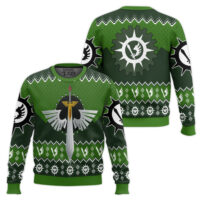 Hooktab Warhammer 40k Dark Angels Ugly Christmas Sweater