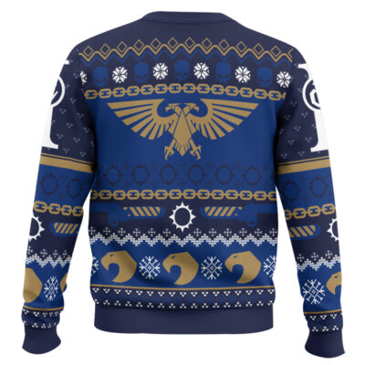 Hooktab Warhammer 40k Icy Imperium Ugly Christmas Sweater