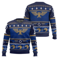 Hooktab Warhammer 40k Icy Imperium Ugly Christmas Sweater
