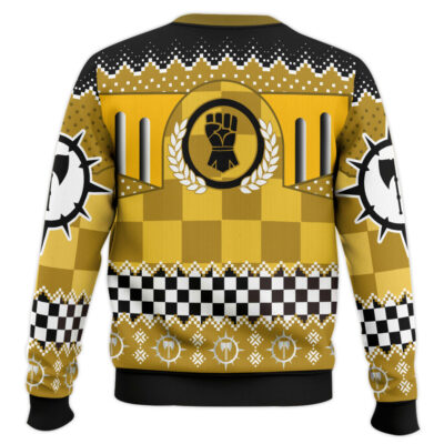 Hooktab Warhammer 40k Imperial Fists Ugly Christmas Sweater