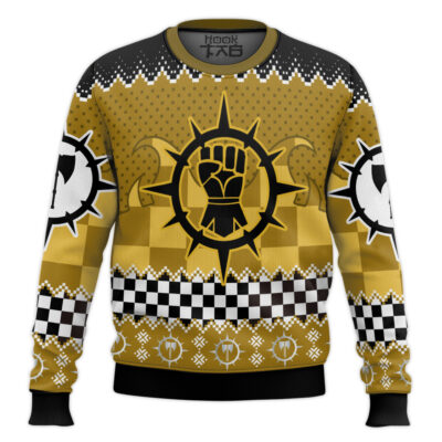 Warhammer 40k Imperial Fists Ugly Christmas Sweater